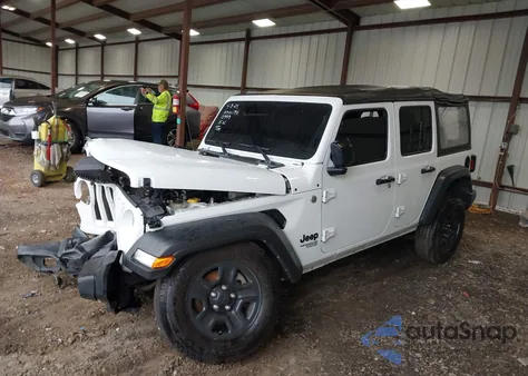 2021 Jeep Wrangler Unlimited Sport 4X4 from USA, damaged, VIN 1C4HJXDN4MW790999